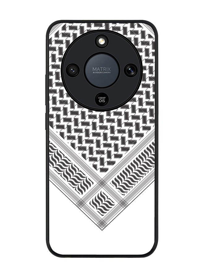 For Honor X9d / Magic8 Lite / X70 Case,Slim fit Camera Protection, Shockproof Thin Phone cover  - Victory Shemag(Black)